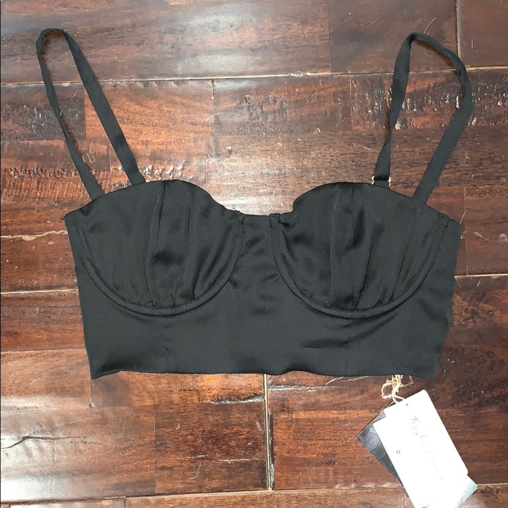 For Love and Lemons La Annabelle Crop Top - Picture 1 of 2